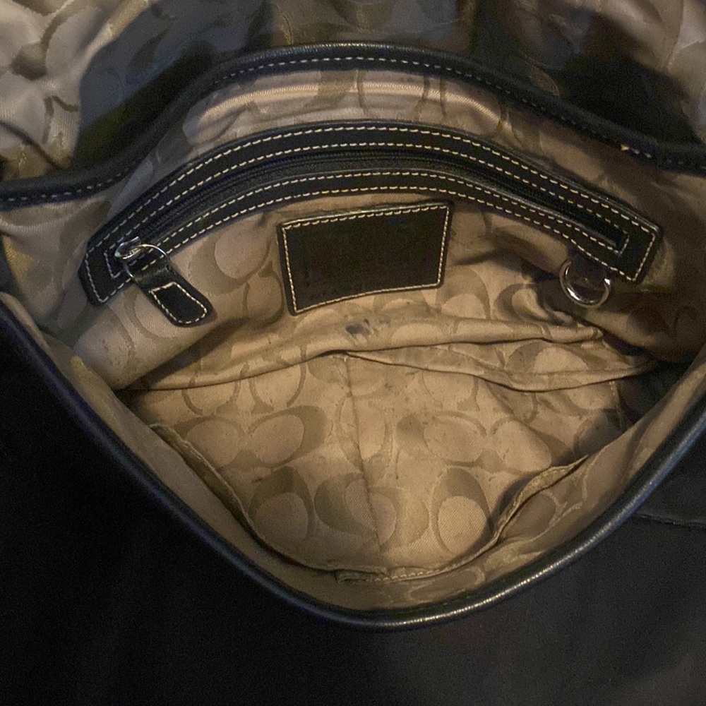 Coach leather shoulder handbag - Picture 7 of 7